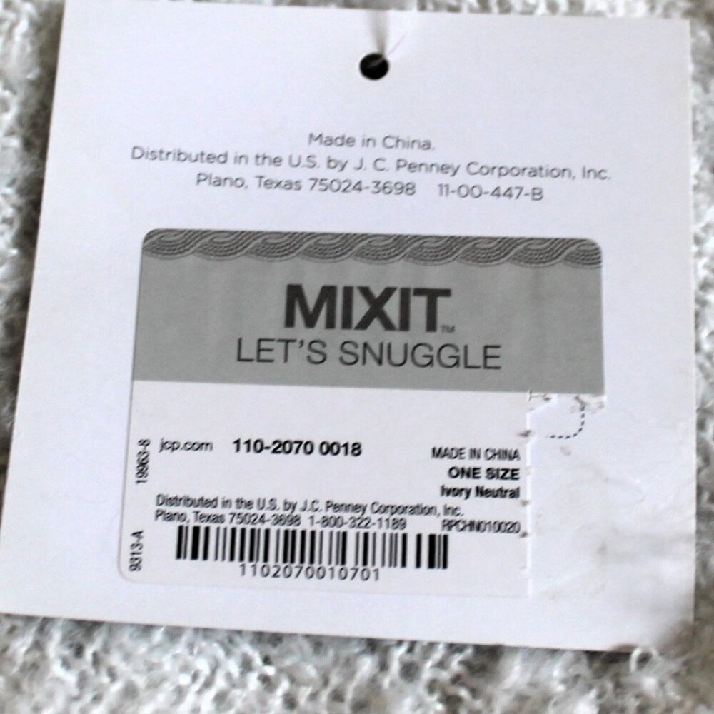 JCP Mixit Mommy & Me "Let's Snuggle" Shoulder Wrap, Shawl, One Size, NWT - Picture 7 of 7